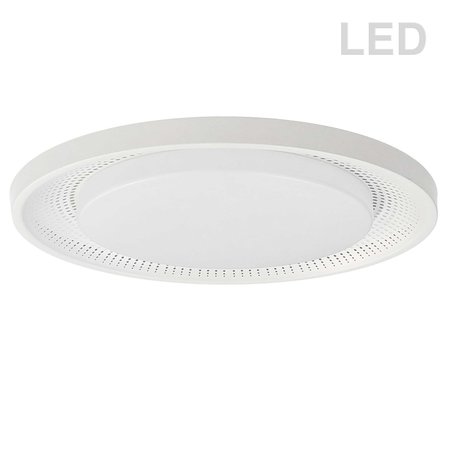 DAINOLITE 30W Flush Mount Matte White With White Acrylic Diffuser BLL-1730LEDFH-MW